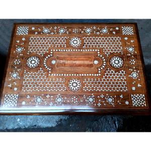 Antique Lombardy (italy) Walnut Coffee Table, Circa 1860