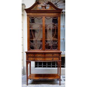Vitrine victorienne ancienne 