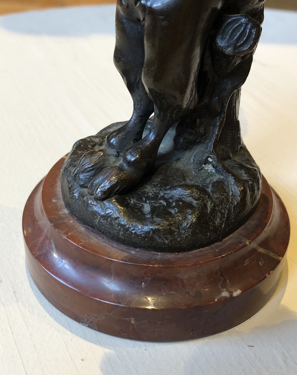 Pair Of Candlesticks With Young Fauns, Clodion Model-photo-4