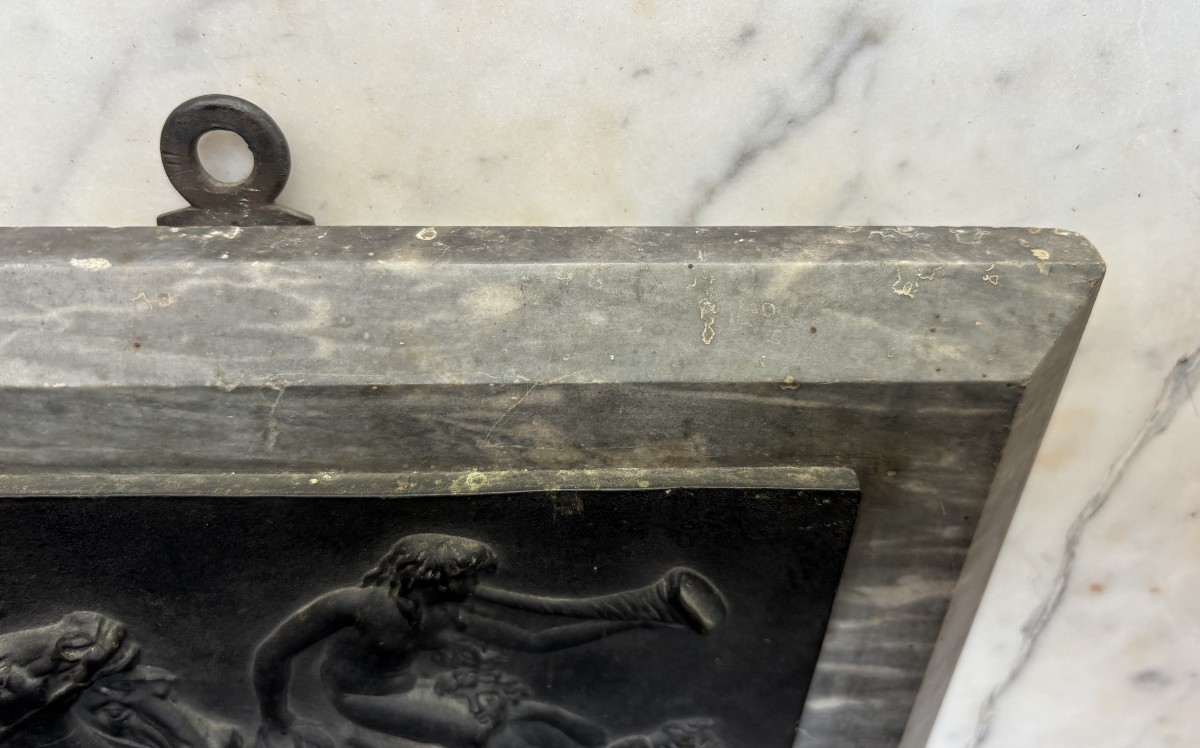 The Triumph Of Galatea - Late Eighteenth-century Marble Bas-relief-photo-3