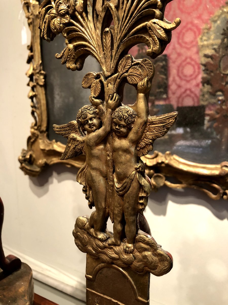 Paire de reliquaires en bronze doré d'après Pierre-Philippe Thomire-photo-3