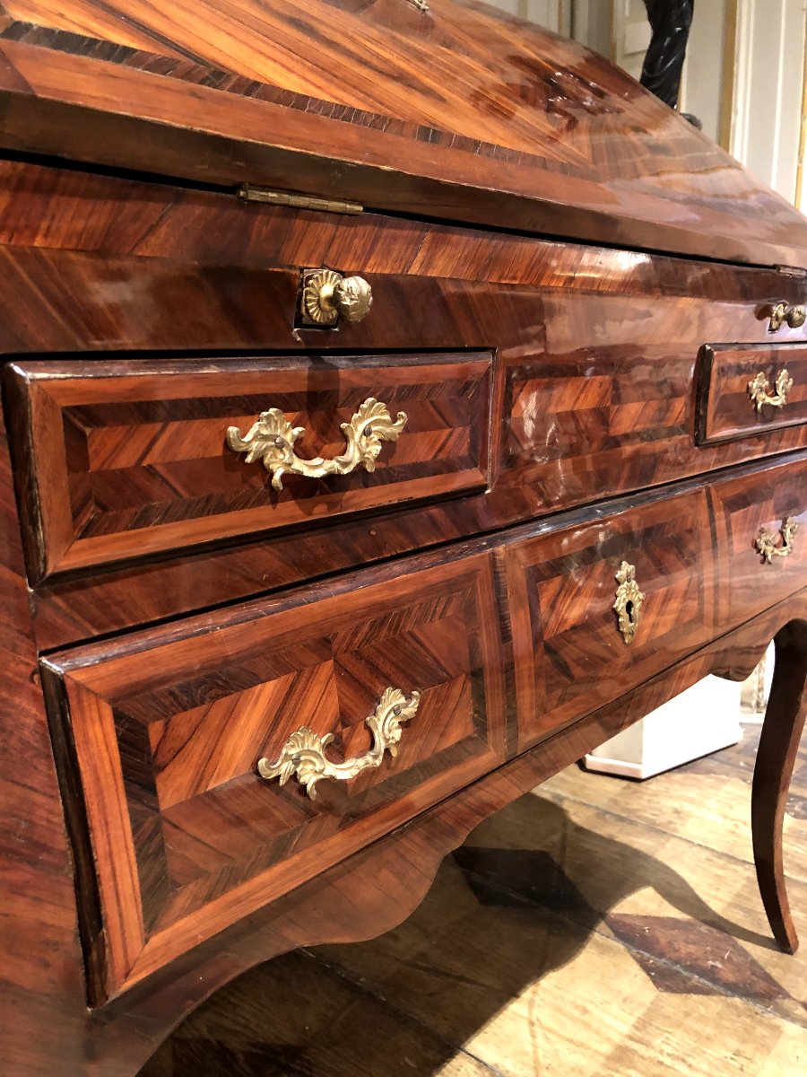 Kingwood Marquetry Bureau De Pente-photo-5