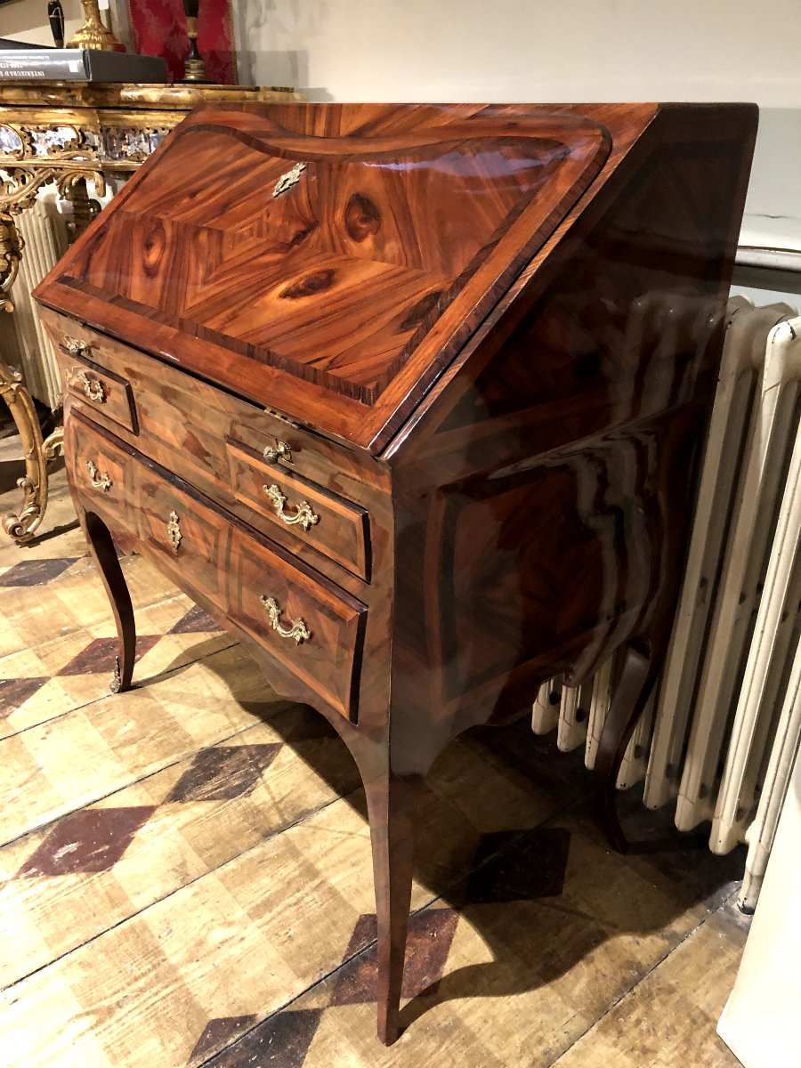 Kingwood Marquetry Bureau De Pente-photo-7
