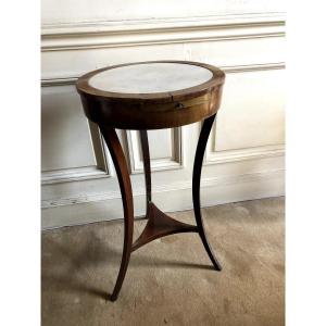 Petit guéridon en forme d'athénienne d'époque Directoire