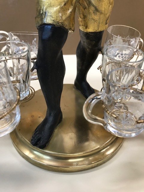 Nubian Liquor Cellar Large Model 36 Cm-photo-6