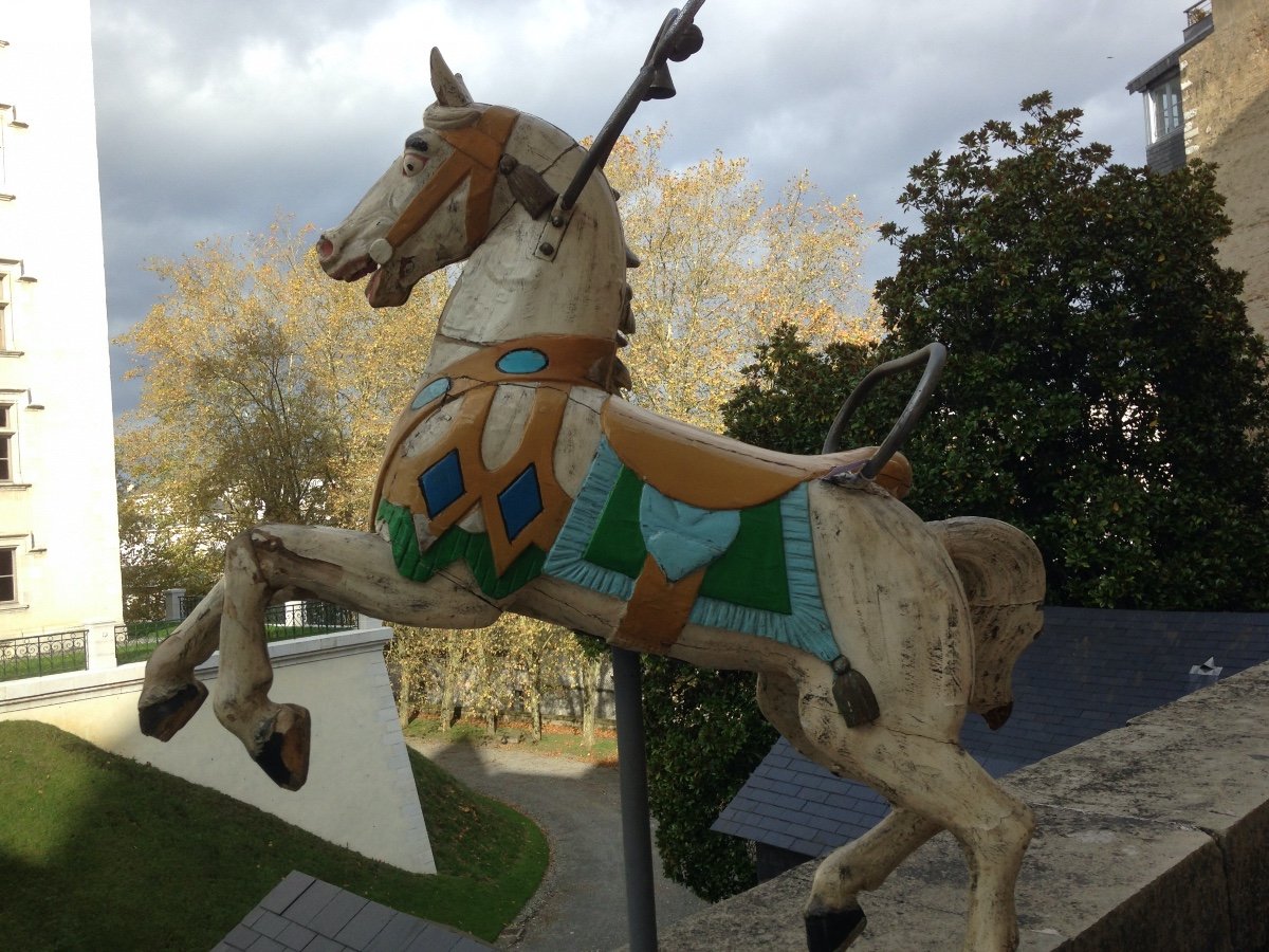 19th Century Wooden Carousel Horse