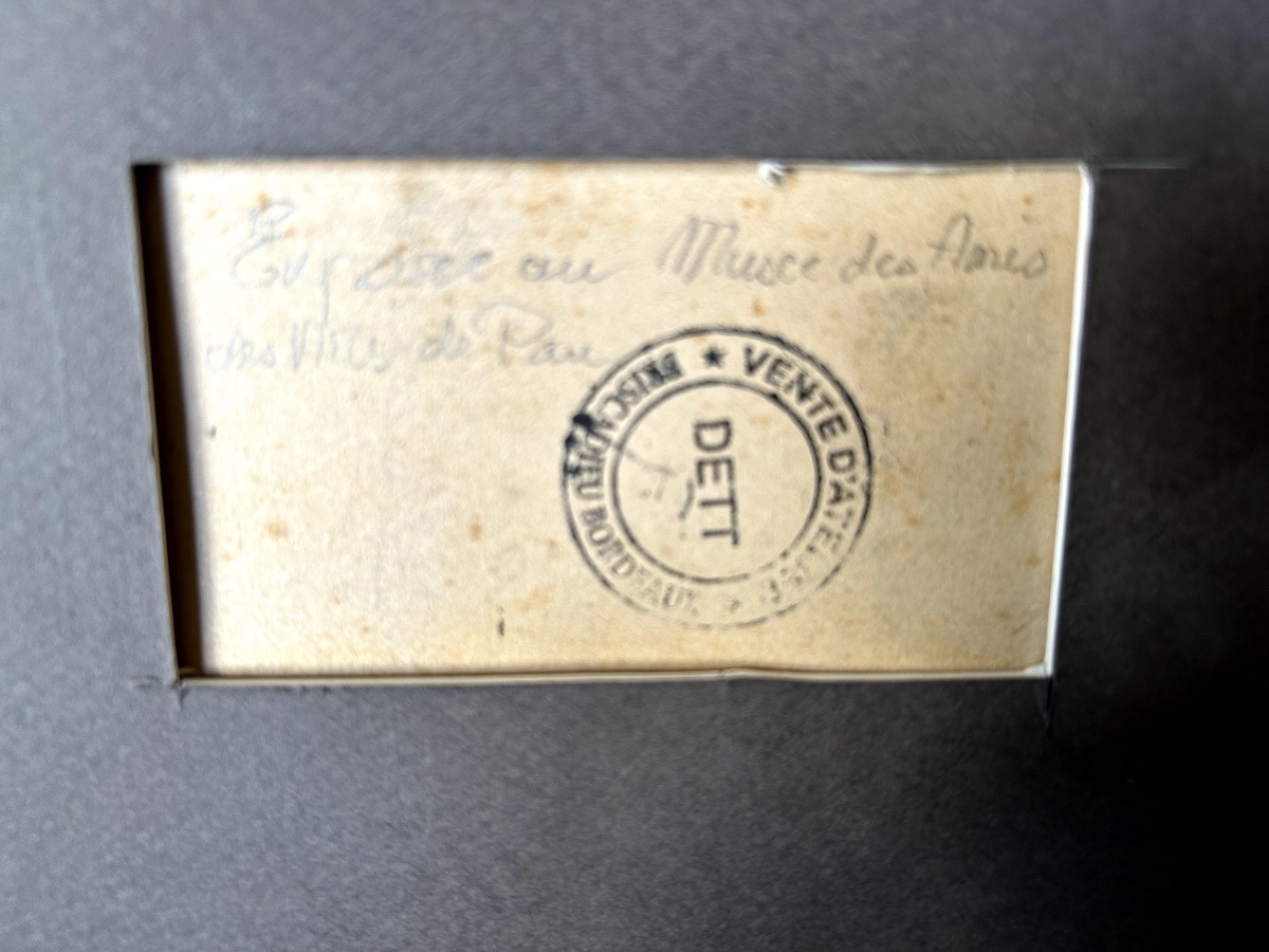 Aquarelle études de veaux et génisse par Odette Bertrand  dit Dett (1855-1972) -photo-1