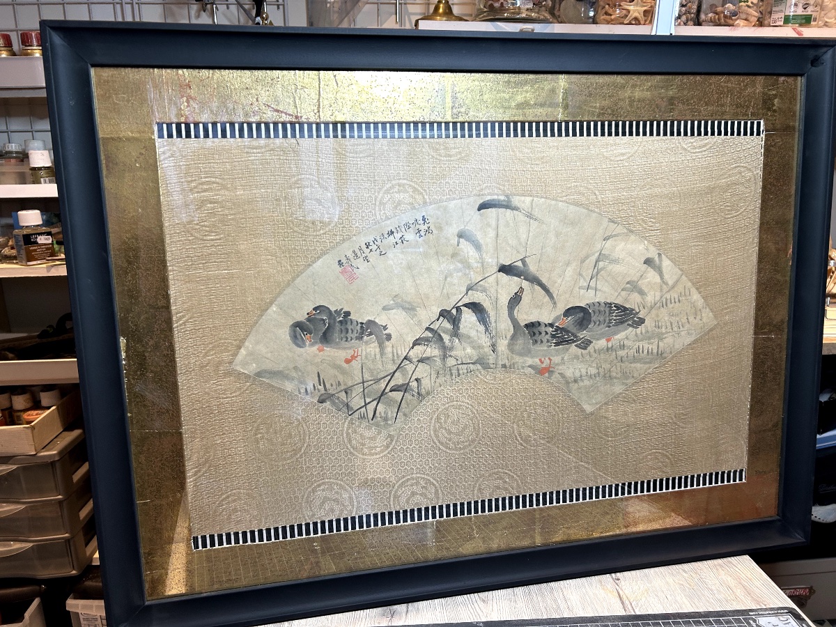 Pair Of Fan Projects, Early 20th Century China-photo-3