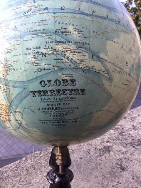 Grand Globe Terrestre Du XIXeme Siècle-photo-3