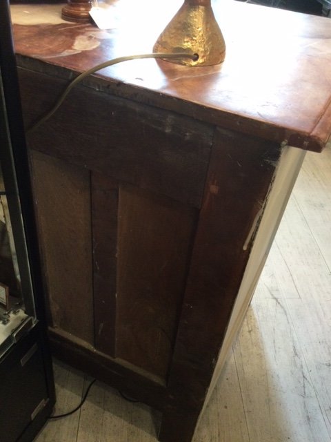 Commode Louis XV En Bois Peint Du XVIIIeme Siècle -photo-1