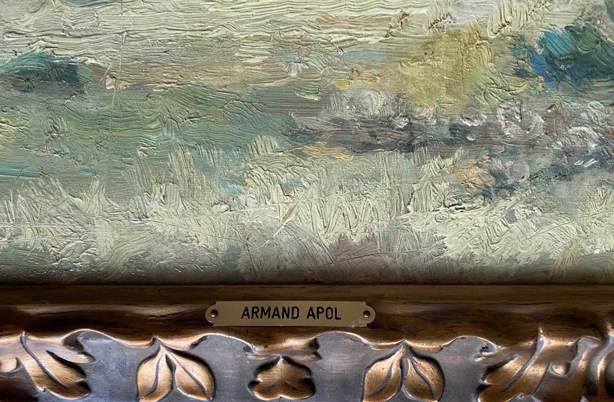 Armand Marie Adrien Apol (bruxelles, 1879-1950) - Paysage-photo-2