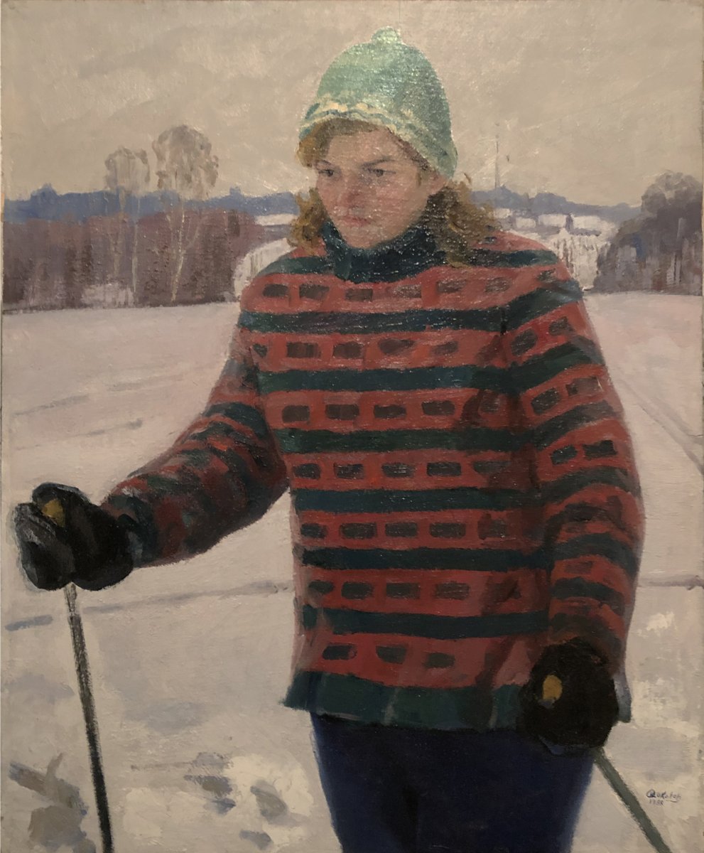 Nikolaj Sokolov (russie 1968) - Skieuse