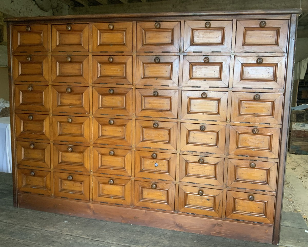 Meuble de notaire à clapets