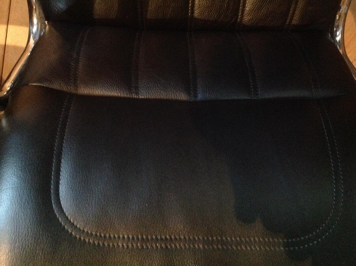 Fauteuils En Tube Inox Et Cuir-photo-4