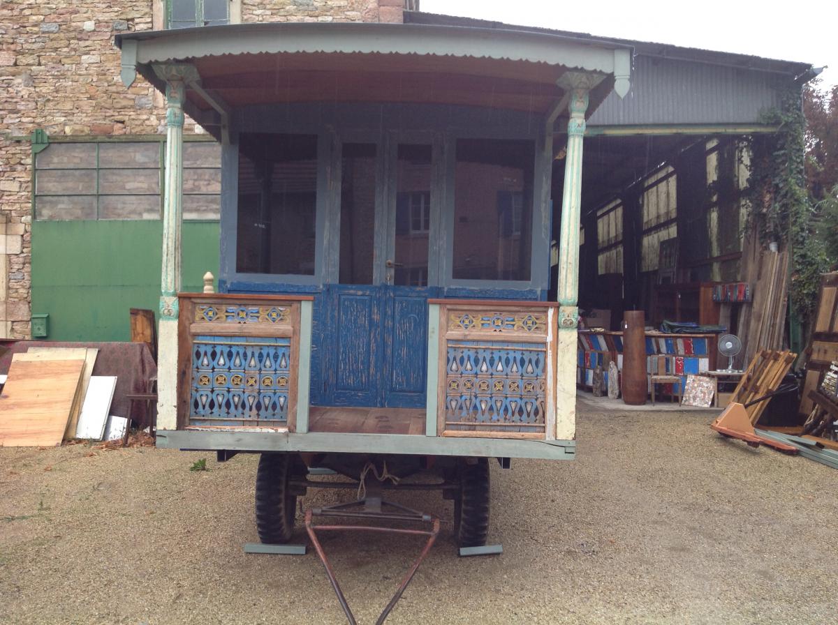 Roulotte En Bois De Teck-photo-3