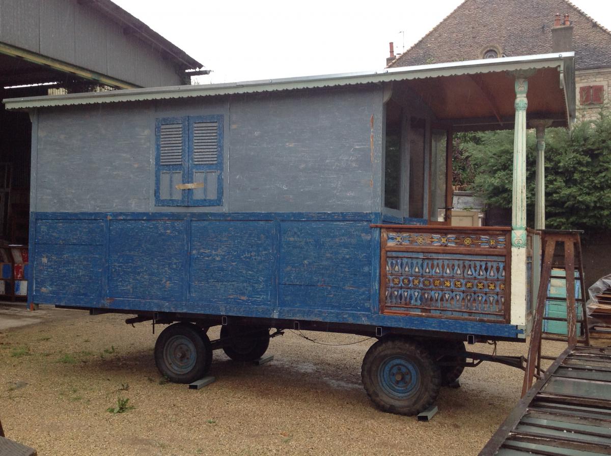 Roulotte En Bois De Teck-photo-4