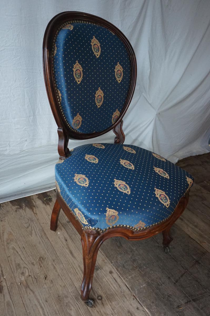 Suite Of 6 Napoleon III Chairs-photo-4