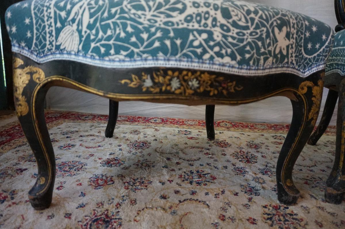 Paire De Chaises Chauffeuses Epoque Napoleon III-photo-3