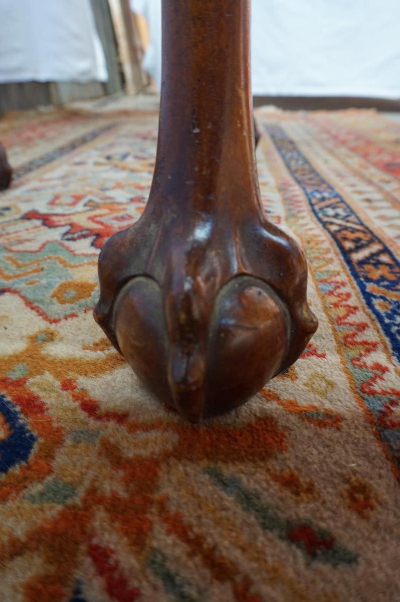 Table A Jeux Demi-lune Style Chippendale-photo-2