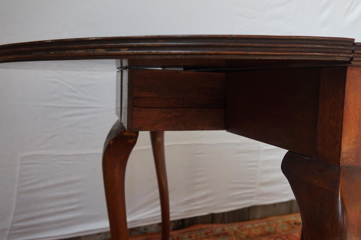Table A Jeux Demi-lune Style Chippendale-photo-4