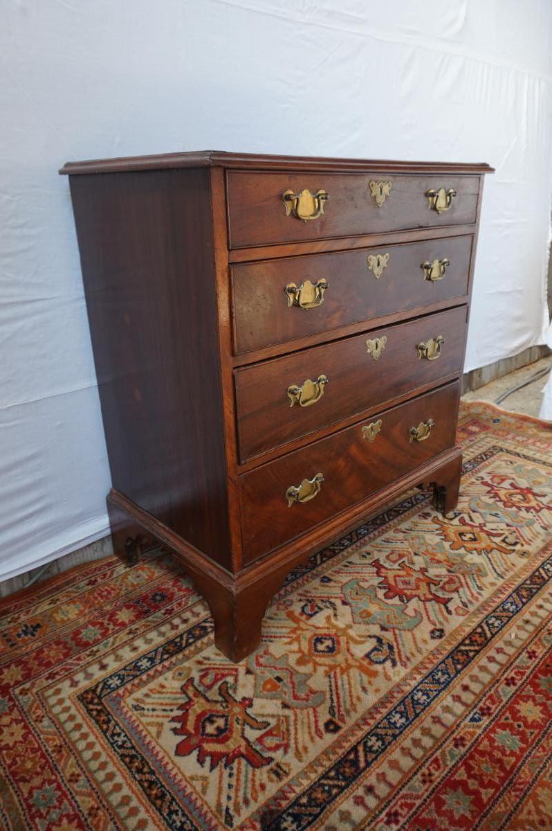 Petite Commode Anglaise En Acajou XIX-photo-4