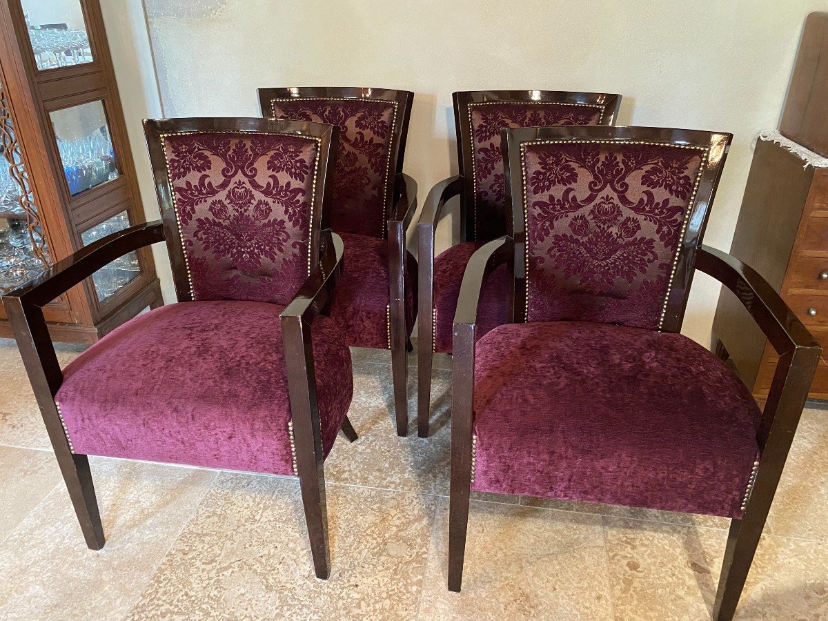 Set Of 4 Convertible Armchairs