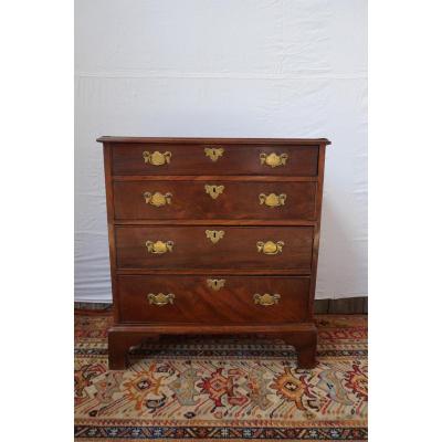 Petite Commode Anglaise En Acajou XIX