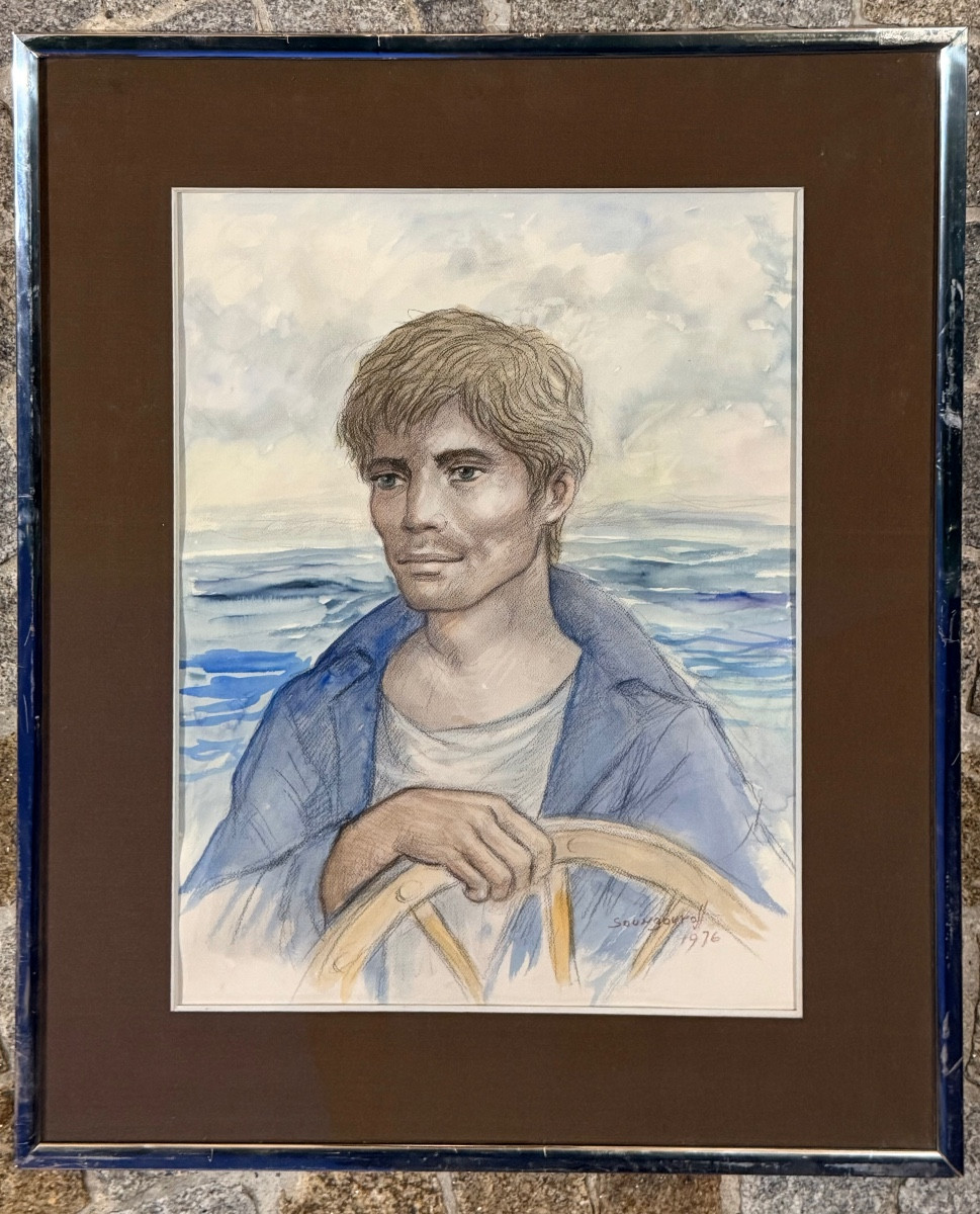 "young Man At The Bar" Soungouroff Anatola (1911-1982)