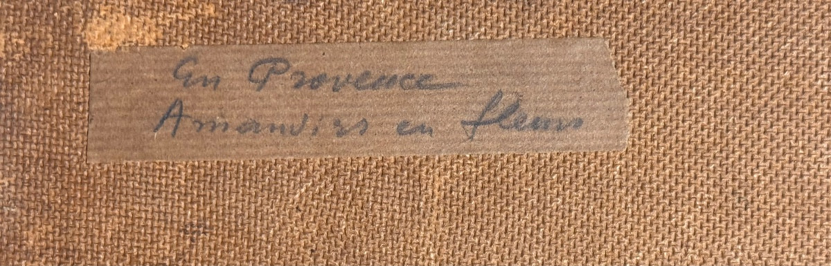 "almond Trees In Blossom In Provence" By Gustave Vidal (1895-1966)-photo-3