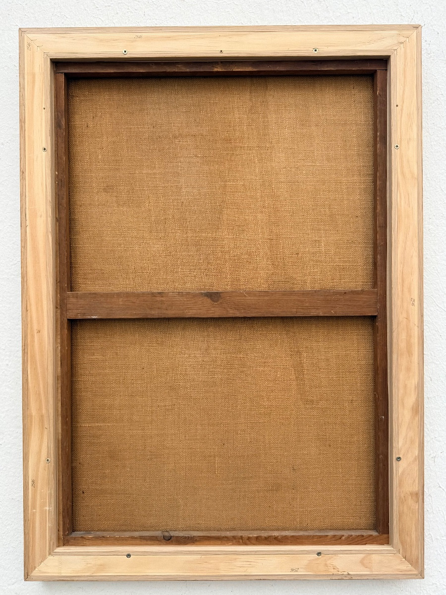 " Vue De La Fenêtre " Jules Cavaillès ( 1901 - 1977 )-photo-3