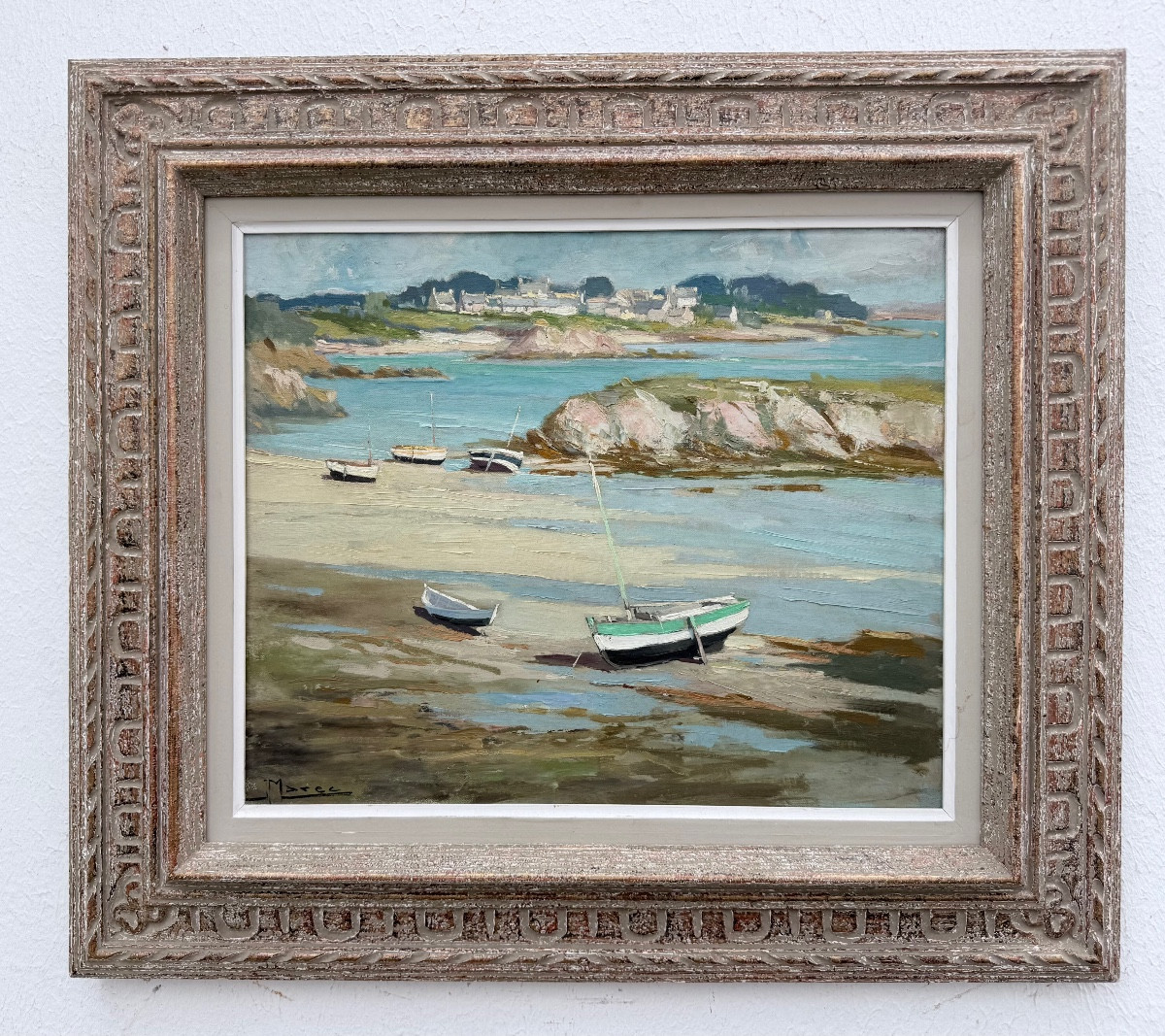 " Côtes Bretonnes " Jean Marec ( 1901 - 1972 )