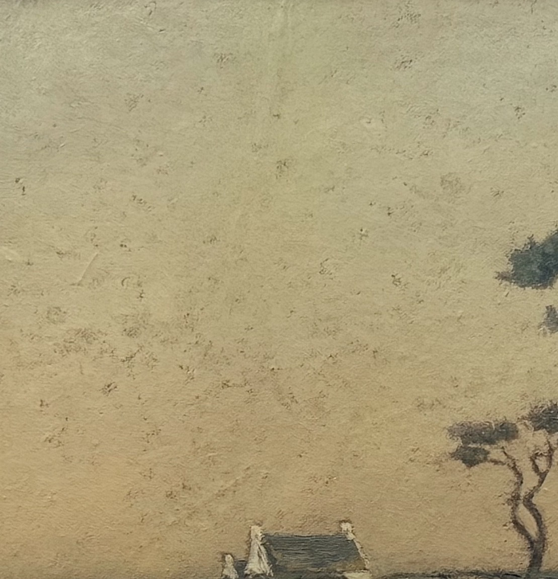 " Soleil couchant en Bretagne " Louis André Périnet XXe siècle -photo-4