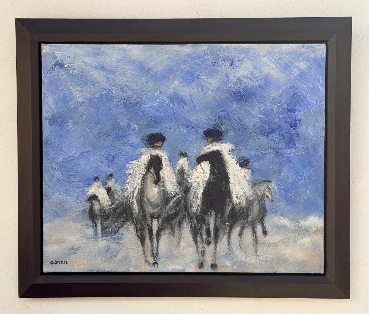 " Riding At Dawn " Claude Quiesse ( 1938 - )