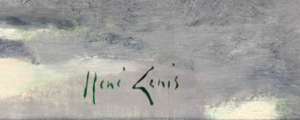 "route Aux Genêts" (provence) La Cadière d'Azur. René Genis (1922–2004)-photo-3