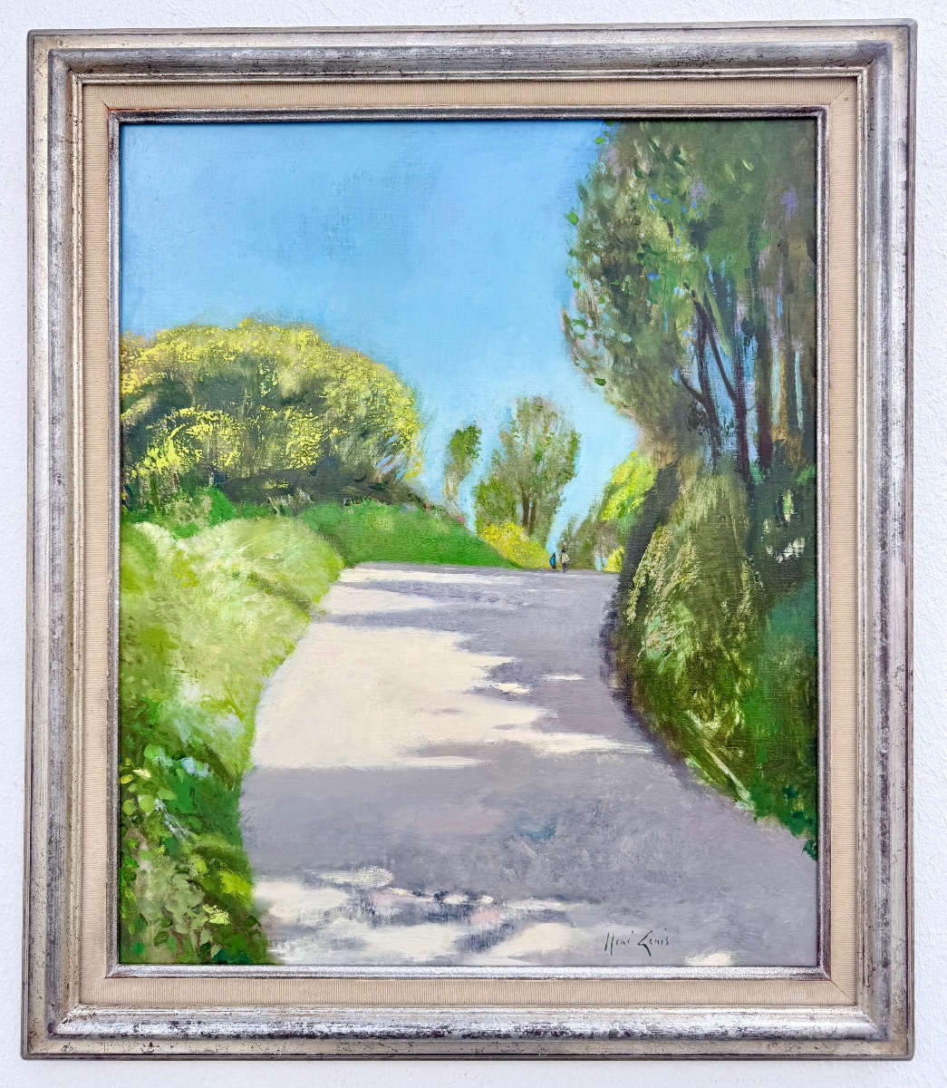 "route Aux Genêts" (provence) La Cadière d'Azur. René Genis (1922–2004)