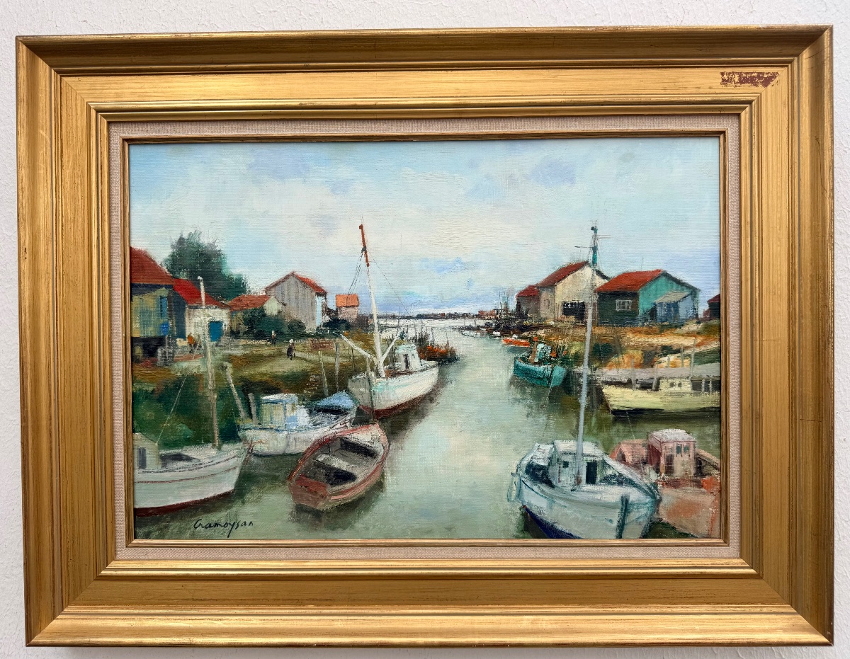 "île d'Oléron" 1973  Marcel Cramoysan  (1915–2007)