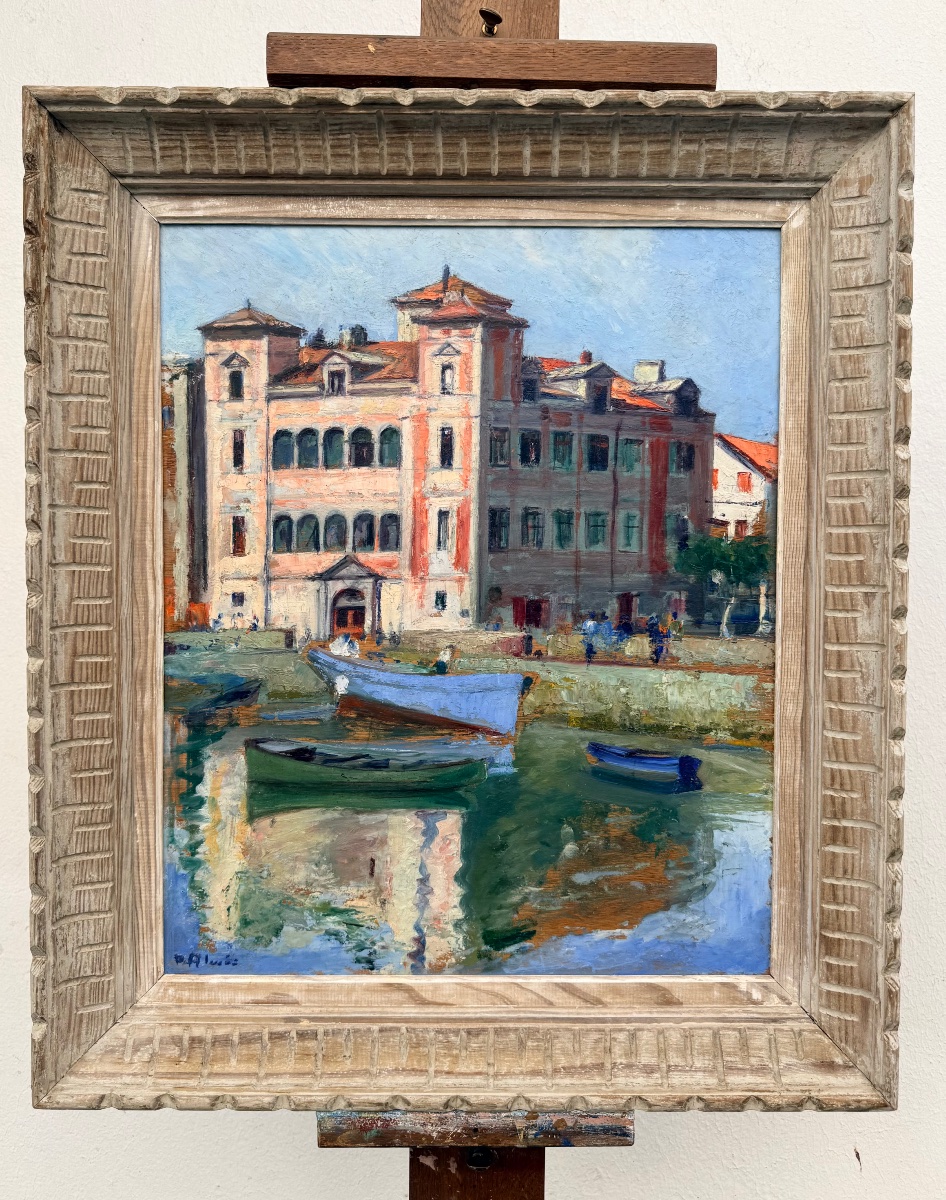 "the House Of The Infanta, Port Of Saint-jean-de-luz" Pierre Almes (1880–1944)