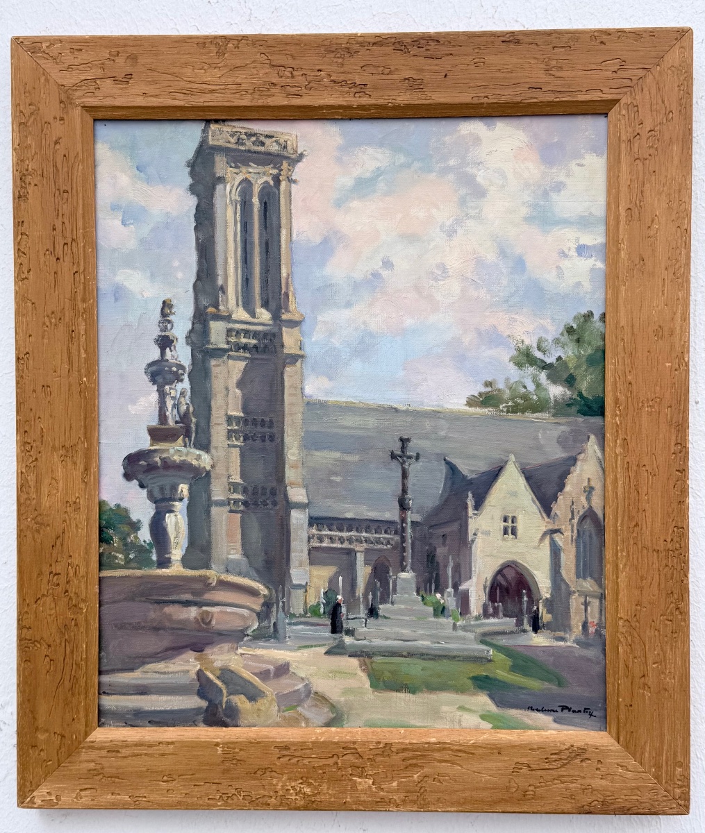 " Église Saint - Jean - Baptiste de Saint - Jean -du - Doigt " Madeleine Plantey ( 1890 - 1985 
