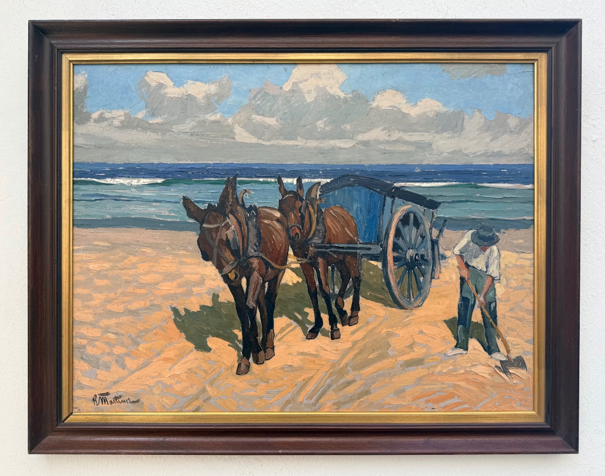 " Ramasseur de Sable " Martinez Raymond ( 1898 - 1969 )