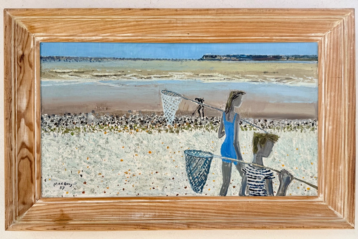 "children With Net" By Edouard Georges Mac-avoy (1905–1991)