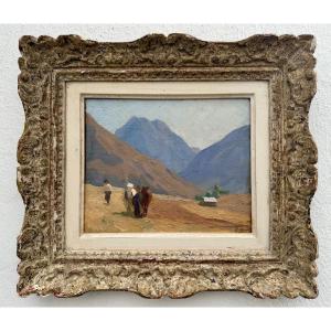 ” Dans Les Hautes-alpes ” René Olivier ( 1874 - 1962 )