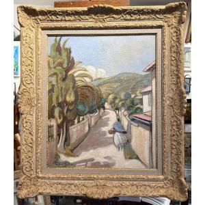 "around Nice" By Andrée Joubert (1894-1959)