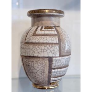 "Vase Ovoïde 1930 " Jean Doris - René Buthaud ( 1886 - 1986 )