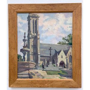 "church Of Saint John The Baptist In Saint-jean-du-doigt" Madeleine Plantey (1890–1985) 