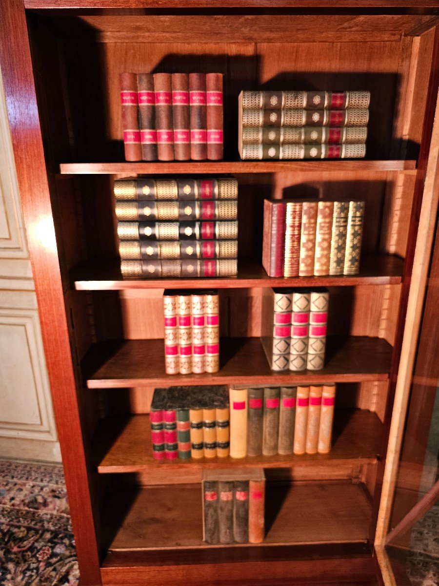 Louis Philippe Bookcase In Mahogany 19th Century-photo-3