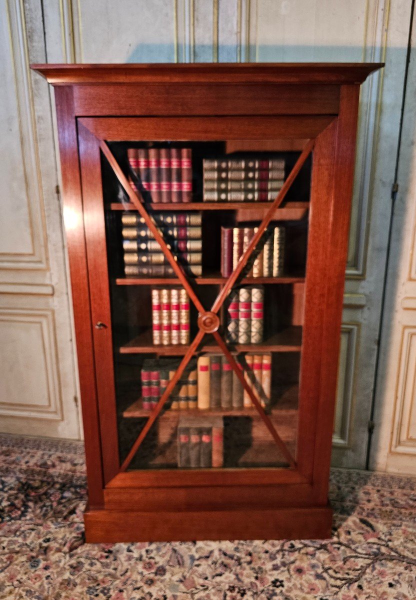 Bibliothèque Louis Philippe En Acajou 19 ème Siècle 