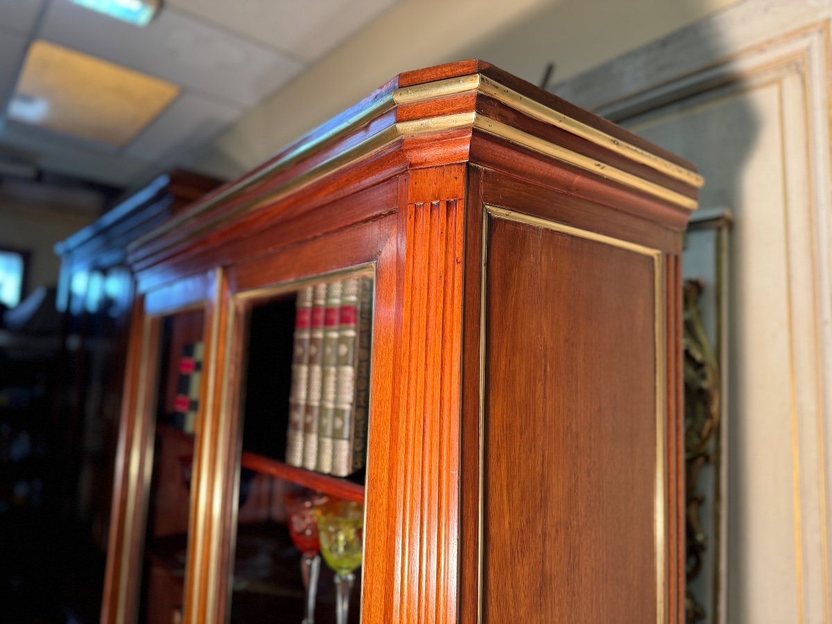Louis XVI Period Mahogany Library 19th Century-photo-3