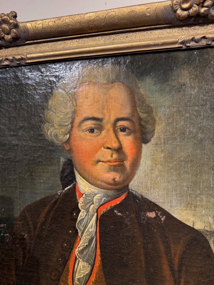 Tableau Hst Portrait D Explorateur 17 Eme -photo-3