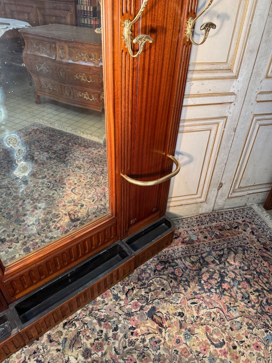 Grand Porte Manteau De Style Louis XVI En Acajou -photo-2