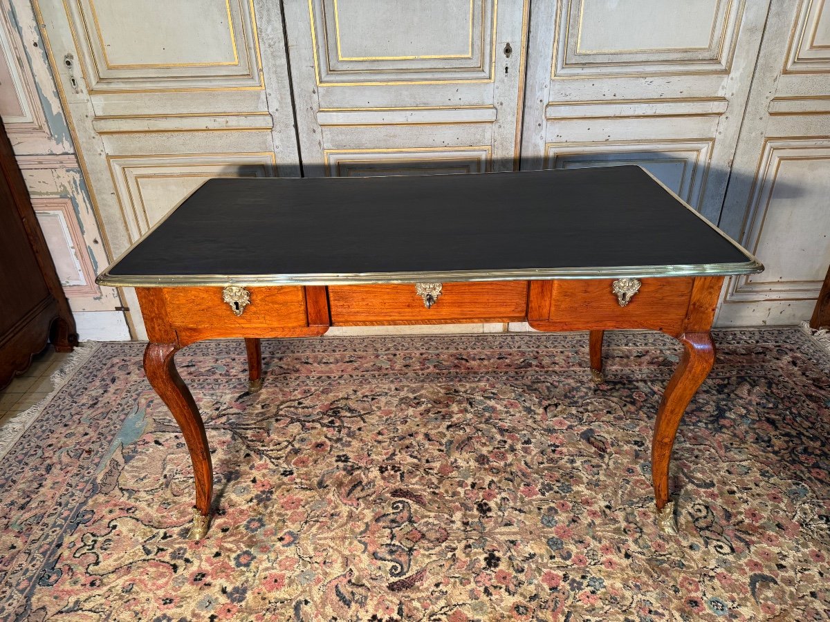 Bureau Plat D époque Régence  Début 18eme -photo-4
